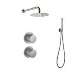Sani Royal Inbouw Regendouche Doucheset Gun Metal Messing, Doe-het-zelf en Verbouw, Sanitair, Nieuw