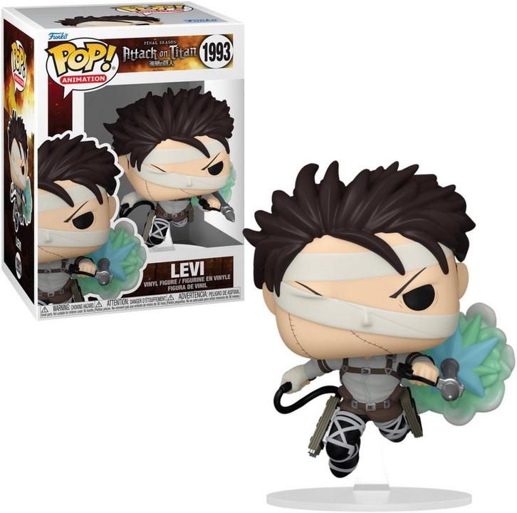 Attack On Titan Levi vinylfiguur 1993 Unisex Funko Pop! -, Kinderen en Baby's, Speelgoed | Overig, Verzenden