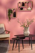 2dekans | Mica Decorations Bijzettafel - Set van 2 - L80 x, Huis en Inrichting, Ophalen of Verzenden, Gebruikt