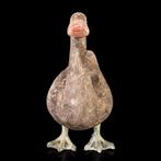 Oud-Chinees, Han-dynastie Aardewerk vogel met bronzen poten