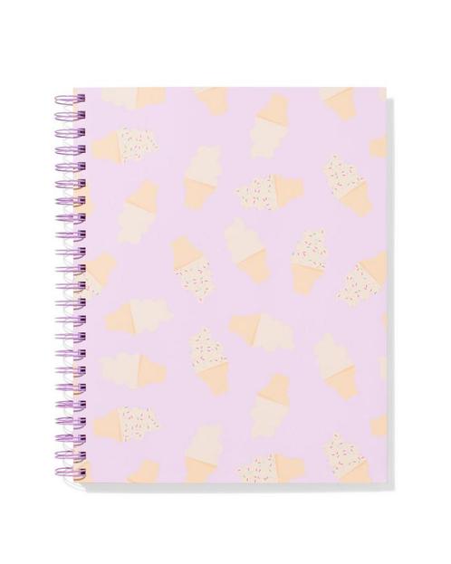 HEMA Collegeblok 4-in-1 A5 gelinieerd ijsjes, Diversen, Agenda's, Nieuw, Verzenden