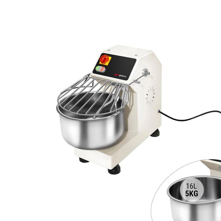 GGM Gastro | Deegmenger - 16 liter / 5 kg - met vaste kom -, Witgoed en Apparatuur, Keukenmixers, Verzenden