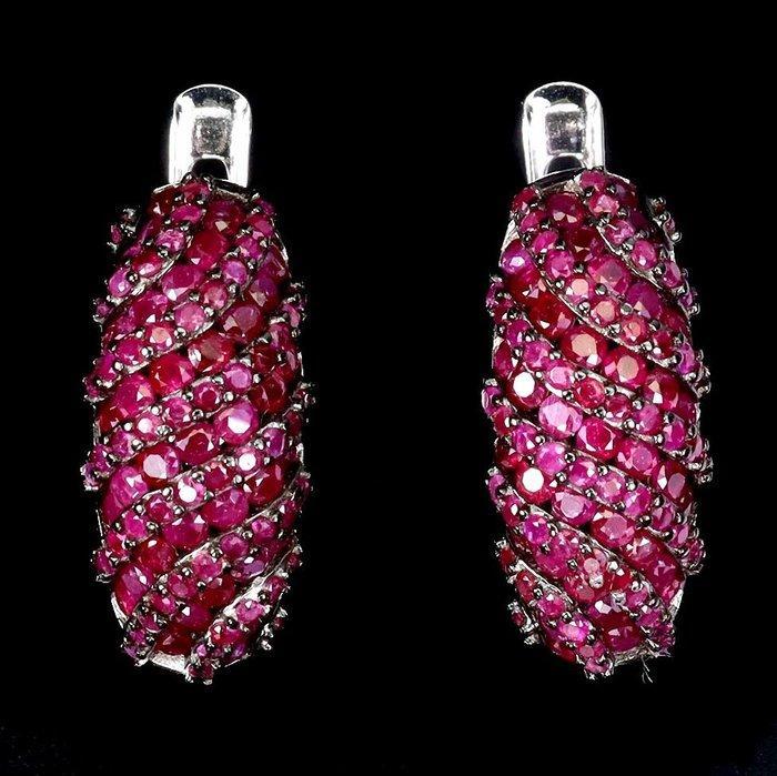 Zonder minimumprijs - Oorbellen Zilver - Ruby, Sieraden, Tassen en Uiterlijk, Oorbellen