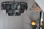 Metalen schijfjes hanglamp Old black incl fitting 60 cm, Nieuw, Ophalen of Verzenden