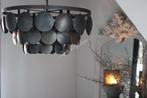 Metalen schijfjes hanglamp Old black incl fitting 60 cm, Huis en Inrichting, Ophalen of Verzenden, Nieuw