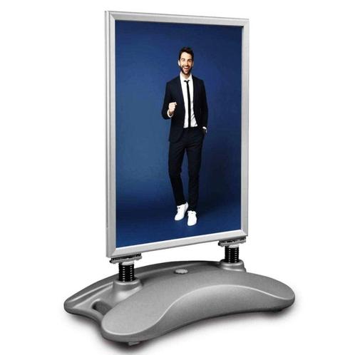 Stoepbord | HAMPTON | Grijs | Kliklijst (A1) | Windbestendig, Zakelijke goederen, Horeca | Keukenapparatuur, Nieuw in verpakking