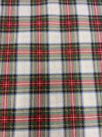 Exclusieve Schotse tartan stof witte achtergrond zonder, Antiek en Kunst