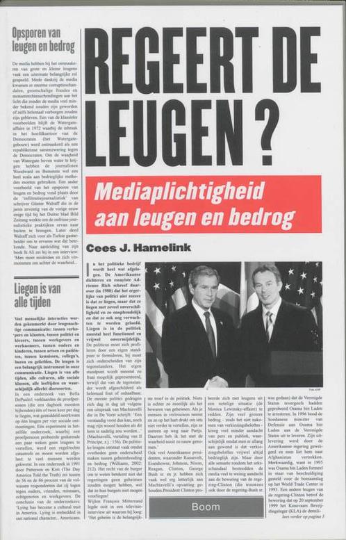Regeert de leugen ? 9789053529485 C.J. Hamelink, Boeken, Economie, Management en Marketing, Gelezen, Verzenden
