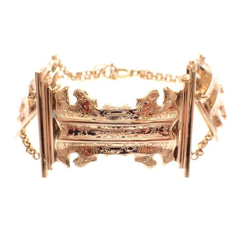 Antiek gouden armband van bijbel slot uit 1858 | Ø 60 mm, Sieraden, Tassen en Uiterlijk, Armbanden, Overige kleuren, Gebruikt