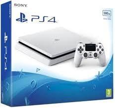 Playstation 4 Slim 500GB Glacier White + V2 Controller in..., Spelcomputers en Games, Spelcomputers | Sony PlayStation 4, Zo goed als nieuw