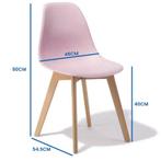6x Stoelen Roze | Polypropyleen | Laatste Stuks!, Huis en Inrichting, Stoelen, Strak, Overige kleuren, Nieuw, Ophalen of Verzenden