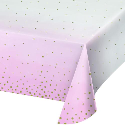 Roze Tafelkleed Ombre 2,59m, Hobby en Vrije tijd, Feestartikelen, Nieuw, Verzenden