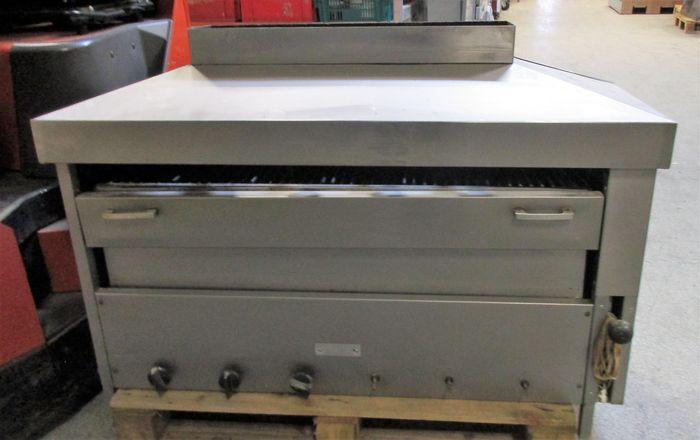 Pita Grill, Pita oven, Salamander met 6 branders 120cm, gas, Zakelijke goederen, Horeca | Keukenapparatuur, Gebruikt