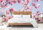 Vlies fotobehang Magnolia - Behang op maat, Huis en Inrichting, Stoffering | Behang, Verzenden