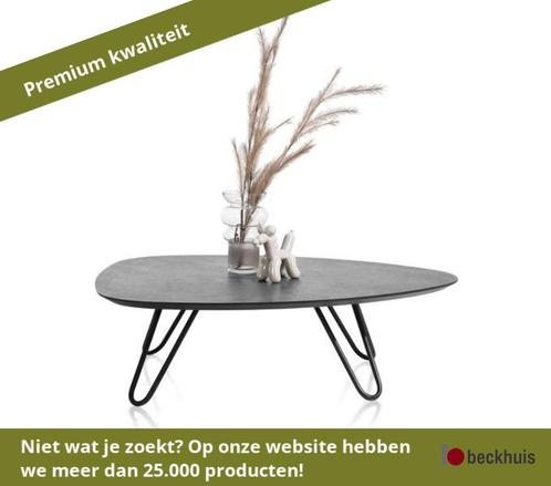 XOOON Masura salontafel HPL/metaal - Antraciet, Huis en Inrichting, Tafels | Salontafels, Nieuw, Overige materialen, Ophalen of Verzenden