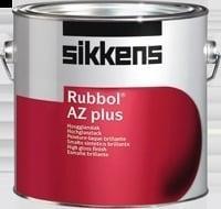 SIKKENS RUBBOL AZ PLUS - 1 liter - Zwart - AKZO NOBEL, Doe-het-zelf en Verbouw, Verf, Beits en Lak, Lak, Zwart, Nieuw, Minder dan 5 liter