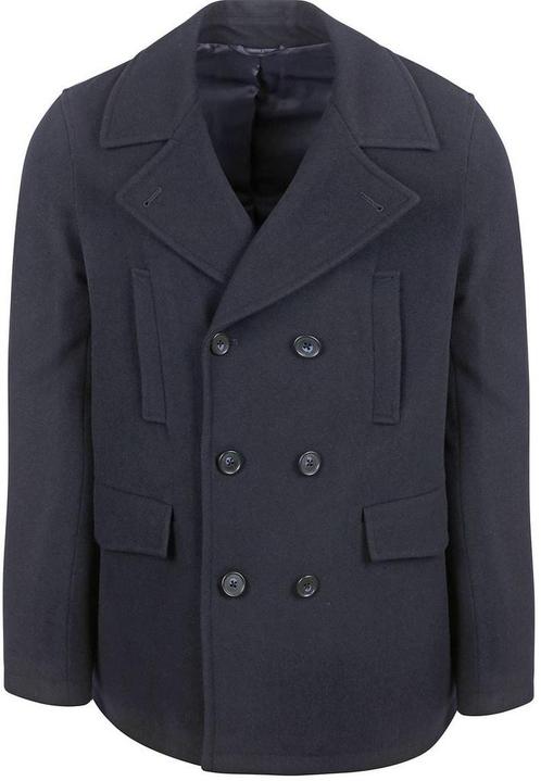 Suitable Caban Coat Wol Navy maat 56 Heren, Kleding | Heren, Jassen | Winter, Blauw, Nieuw, Maat 56/58 (XL), Verzenden