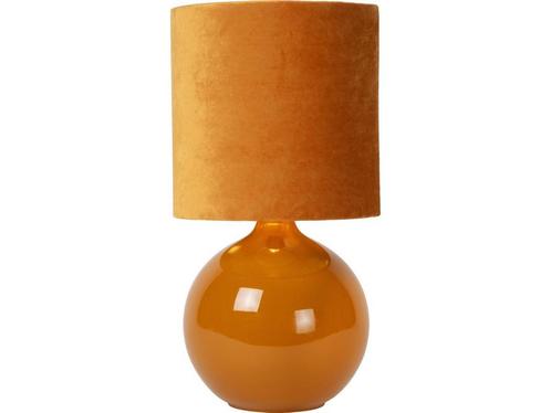 Lucide ESTERAD - Tafellamp - Ø 24 cm - 1xE14 - Okergeel, Huis en Inrichting, Woonaccessoires | Overige, Zo goed als nieuw, Verzenden