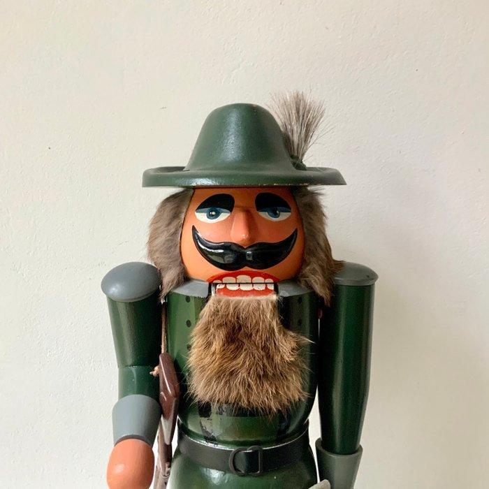 Kerstbeeldje VEB Spanplattenwerk Gotha - boswachter - Hout -, Diversen, Kerst