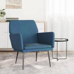 vidaXL Fauteuil 62x79x79 cm fluweel blauw, Verzenden, Nieuw