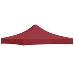 vidaXL Partytentdak 270 g/m² 3x3 m bordeauxrood, Verzenden, Nieuw, Partytent