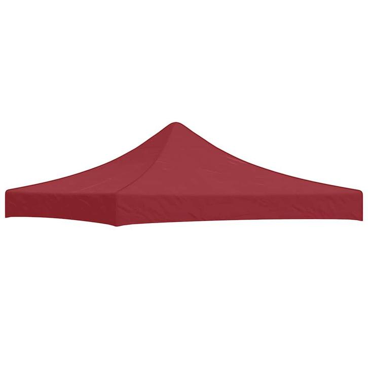 vidaXL Partytentdak 270 g/m² 3x3 m bordeauxrood, Tuin en Terras, Partytenten, Partytent, Nieuw, Verzenden