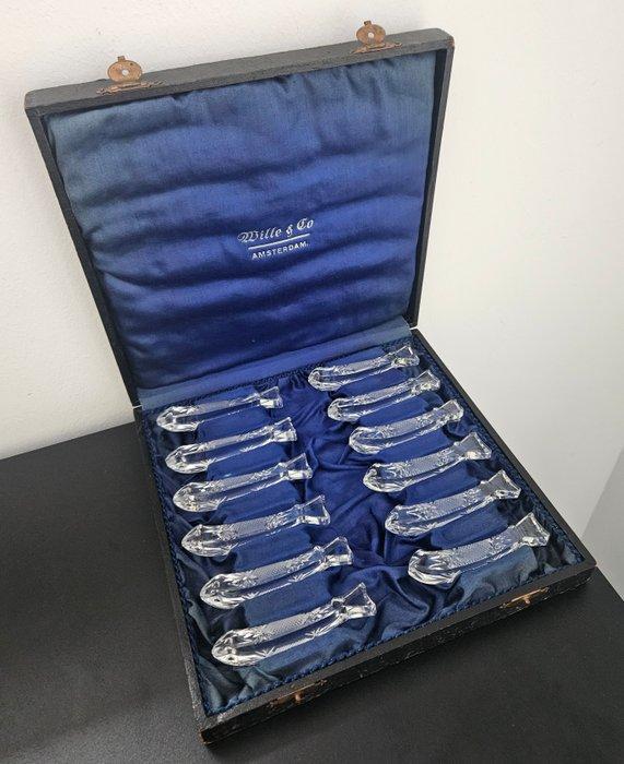 Wille & Co, Amsterdam - Messensteun (12) - Messenleggers -, Antiek en Kunst, Kunst | Designobjecten