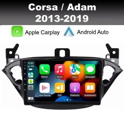 Opel Adam Corsa E 2013-2019 navigatie android 14 carplay dab, Auto diversen, Autonavigatie, Nieuw, Ophalen of Verzenden
