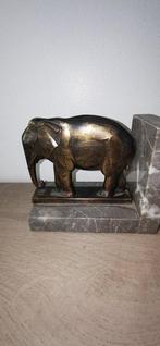 Boekensteunen (2) - Marmer, Zinklegering - Serre livres art, Antiek en Kunst