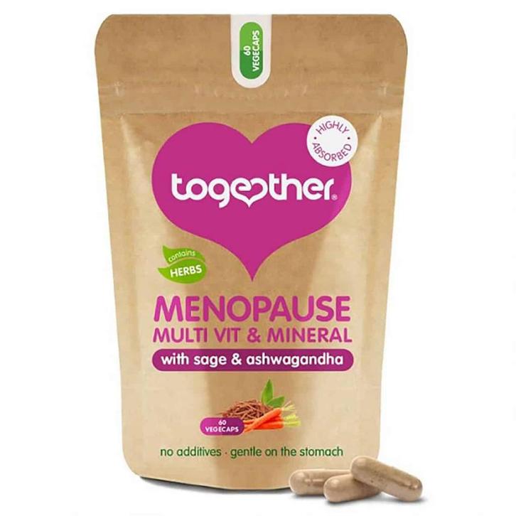 Menopauze capsules - Together - 60 stuks, Sport en Fitness, Gezondheidsproducten en Wellness, Nieuw, Verzenden