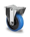 Bokwiel blauw elastisch rubber rollager Ø 125 mm, Doe-het-zelf en Verbouw, Transportwagens, Nieuw, Verzenden