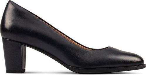 Clarks Kaylin60Court2 Pumps - Navy Leather - Maat 38, Kleding | Dames, Schoenen, Verzenden