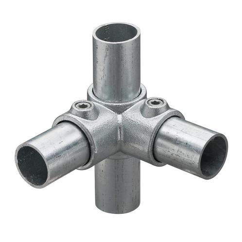 Buiskoppeling  Hoekstuk Ø 21,3 mm Zink, Doe-het-zelf en Verbouw, IJzerwaren en Bevestigingsmiddelen, Nieuw, Verzenden