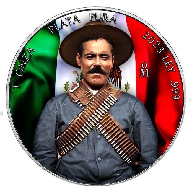 Mexico. 1 Onza 2023 1 oz Mexican Libertad Pancho Villa, Postzegels en Munten, Edelmetalen en Baren