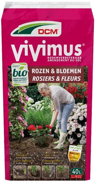 DCM Bio Vivimus® Rozen & Bloemen zak 40L, Tuin en Terras, Aarde en Mest, Ophalen of Verzenden