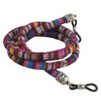 Fako Bijoux - Brillenkoord - Boho - 6mm - 70cm - Paars, Verzenden, Nieuw