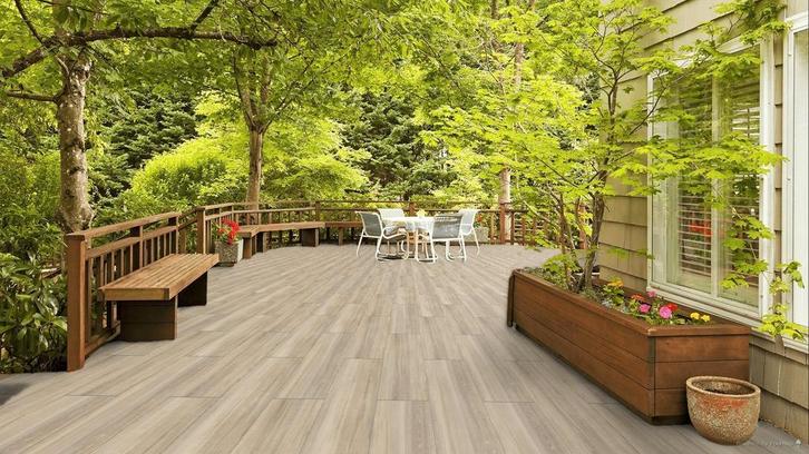 Keramische Terrastegel 45x90x3cm Houtlook Ultra Ikon Amber, Tuin en Terras, Tegels en Klinkers, 10 m² of meer, Nieuw, Keramiek