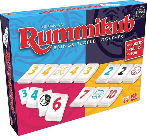 Rummikub Twist | Goliath - Gezelschapsspellen, Hobby en Vrije tijd, Gezelschapsspellen | Bordspellen, Nieuw, Verzenden