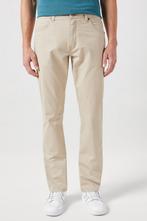 -50% Wrangler  Wrangler Greensboro plaza taupe  maat 31-34, Verzenden, Nieuw