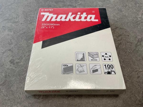 Veiling - 5x Makita K100 schuurpapier 100-pack, Doe-het-zelf en Verbouw, Gereedschap | Schuurmachines, Nieuw