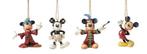 Mickey Mouse Set van 4 Ornamenten, Ophalen of Verzenden, Nieuw