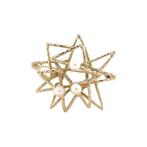 Gouden vintage broche met parel 14 krt, Sieraden, Tassen en Uiterlijk, Broches, Ophalen of Verzenden, Nieuw