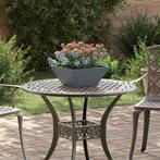 vidaXL Tuin Kom Plantenbak 5 pcs Antraciet 35 x 35 x 15 cm, Tuin en Terras, Minder dan 30 cm, Verzenden, Minder dan 60 cm, Nieuw