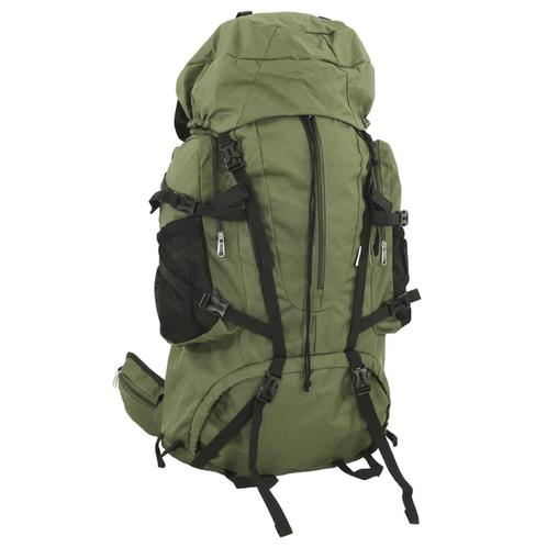 vidaXL Wandelrugzak 80 L oxford stof legergroen, Sieraden, Tassen en Uiterlijk, Tassen | Rugtassen, Nieuw, Verzenden
