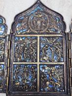 Icoon - Feestdagenicoon - Messing, Emaille, Antiek en Kunst