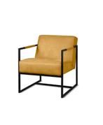 Fauteuil Star - fauteuils - Goud, Nieuw, Leer