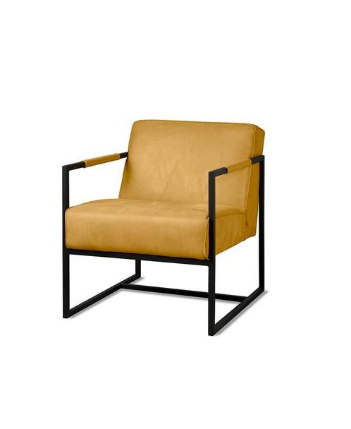 Fauteuil Star - fauteuils - Goud, Huis en Inrichting, Stoelen, Nieuw, Leer