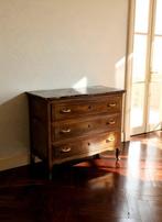 Ladekast - Walnoot, Hout, Messing, Marmer