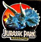 Jurassic Park pin- kunststof maat 50 45 mm., Verzamelen, Verzenden, Nieuw, Figuurtje, Speldje of Pin