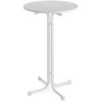 Inklapbare Statafel | BERLIN | Hout/Staal | Wit |, Verzenden, Nieuw in verpakking